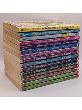 GOOSEBUMPS Lot 15 Books R.L. Stine Vintage 90s Horror Childrens Give Yourself